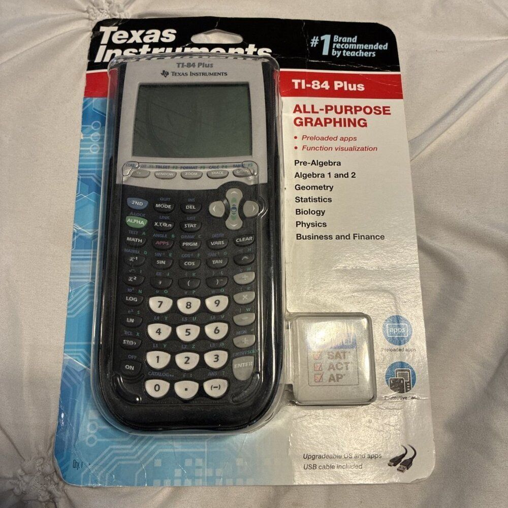 Texas Instruments NEW ti 84 plus All Purpose graphing calculator